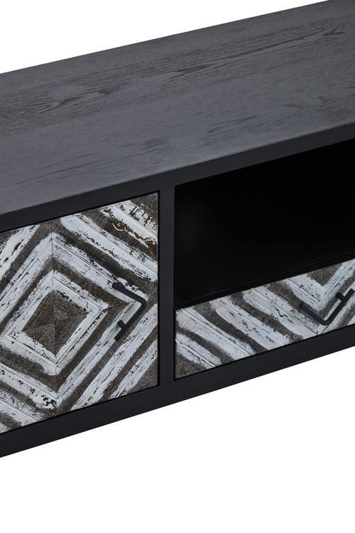 Lombok Black Frame Media Unit