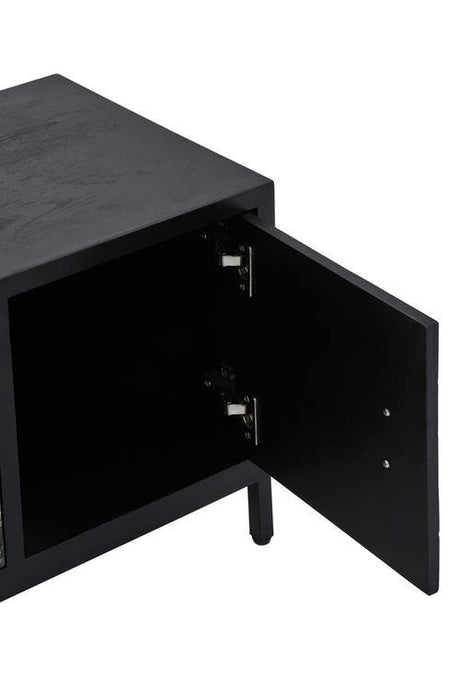Lombok Black Frame Media Unit