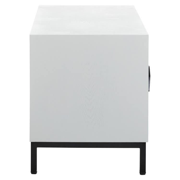 Lombok White Frame Media Unit