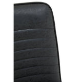 New Foundry Black Leather Effect Chair