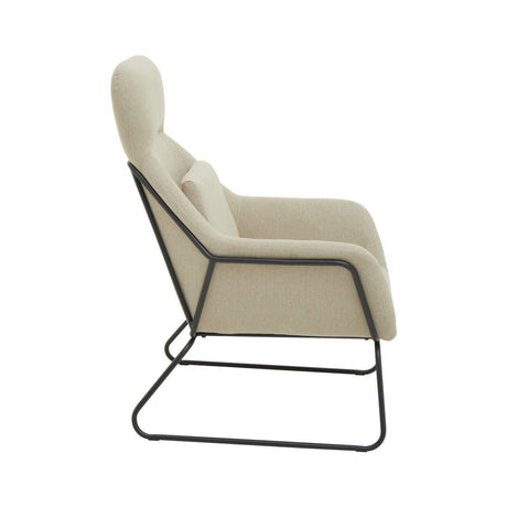 Stockholm Chair with Black Metal Frame