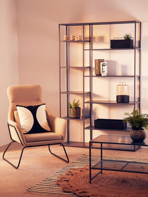 Stockholm Chair with Black Metal Frame