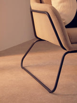 Stockholm Chair with Black Metal Frame