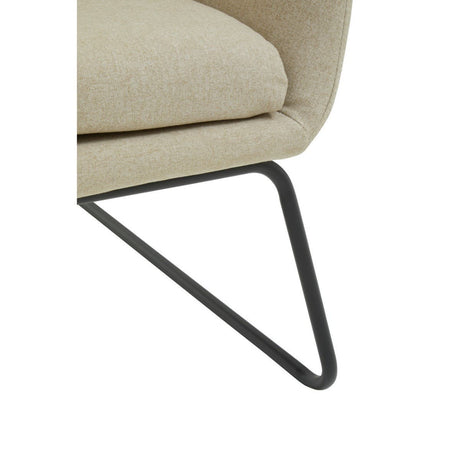 Stockholm Chair with Black Metal Frame