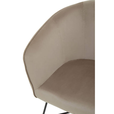 Stockholm Pink Velvet Chair