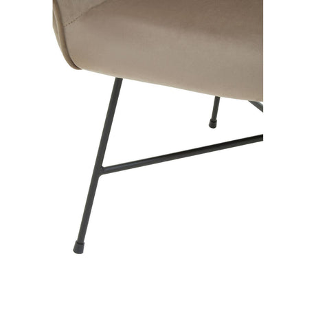 Stockholm Pink Velvet Chair