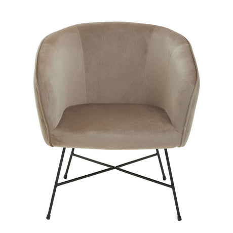 Stockholm Pink Velvet Chair