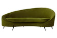 Hasina Three Seat Olive Velvet Sofa
