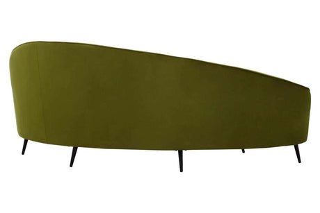 Hasina Three Seat Olive Velvet Sofa