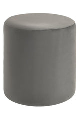 Haley Mink Velvet Pouffe