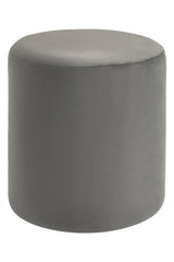 Haley Mink Velvet Pouffe