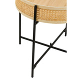 Depok Side Table With Cross Legs