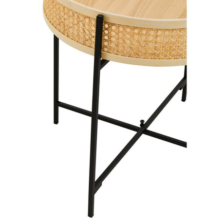 Depok Side Table With Cross Legs