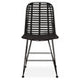 Lagom Black Natural Rattan Dining Chair