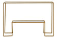 Avento Gold Finish Console Table