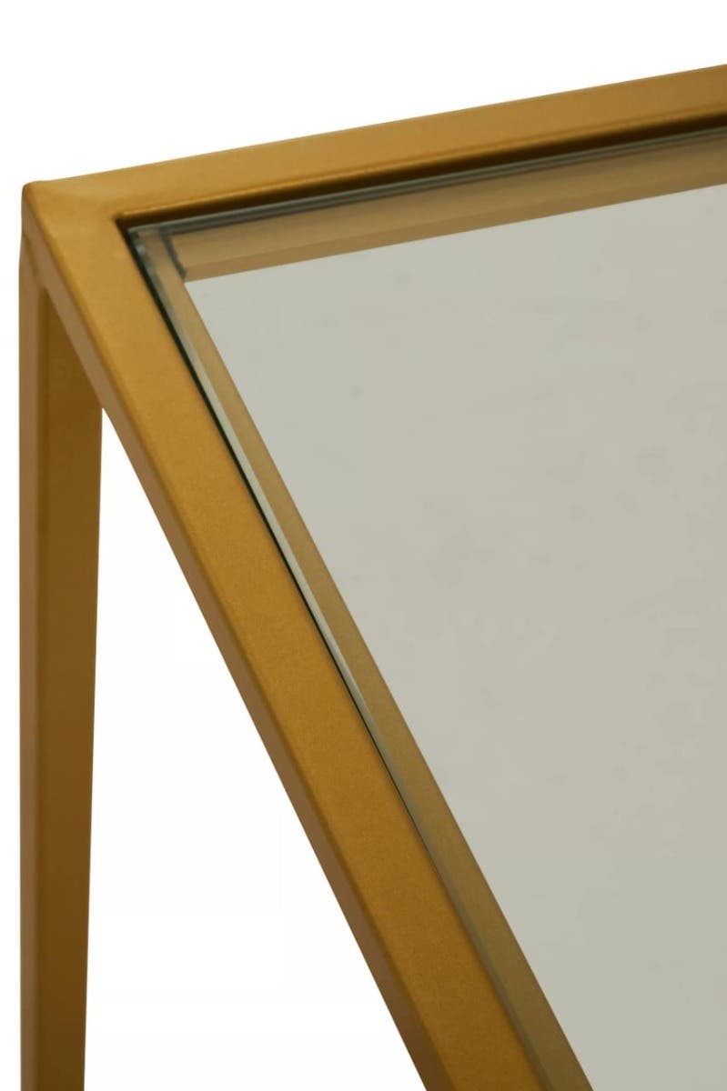 Avento Gold Finish Console Table