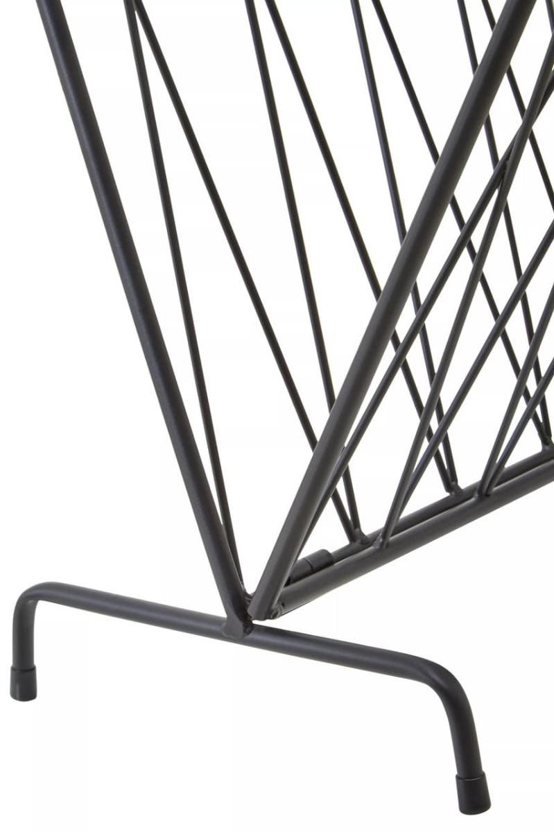 Avento Black Magazine Rack