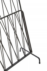 Avento Black Magazine Rack