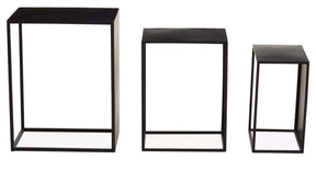 Avento Set Of Three Rectangular Side Tables