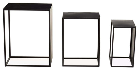 Avento Set Of Three Rectangular Side Tables