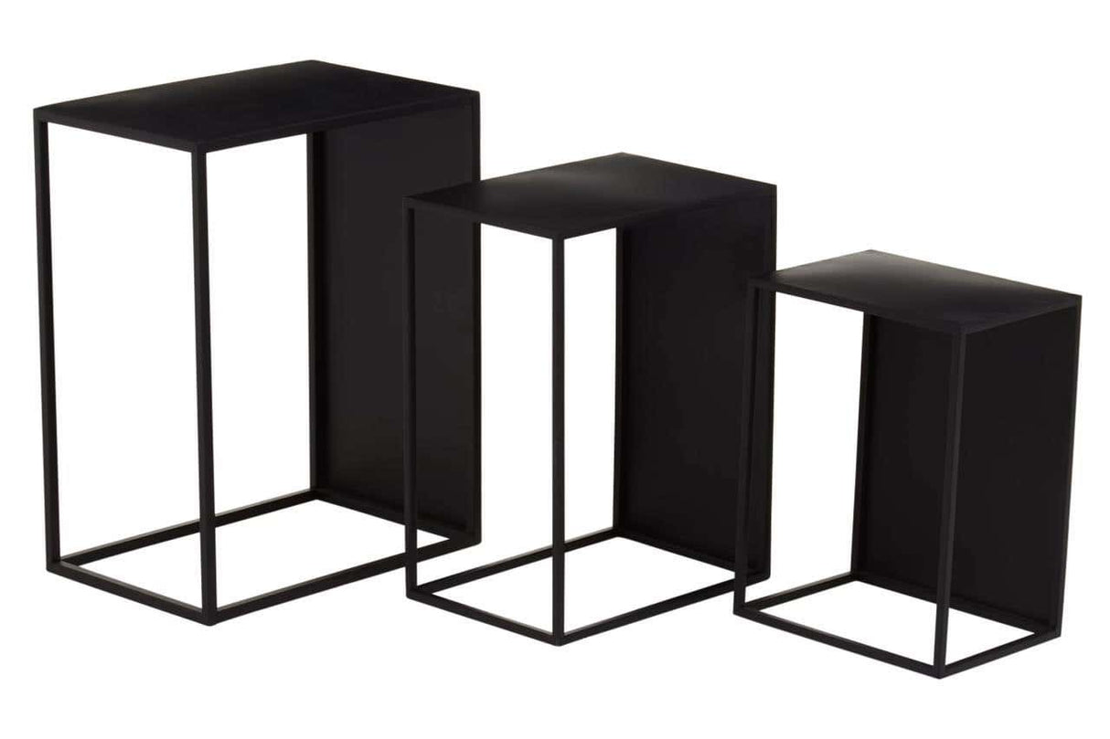 Avento Set Of Three Rectangular Side Tables