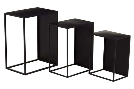 Avento Set Of Three Rectangular Side Tables