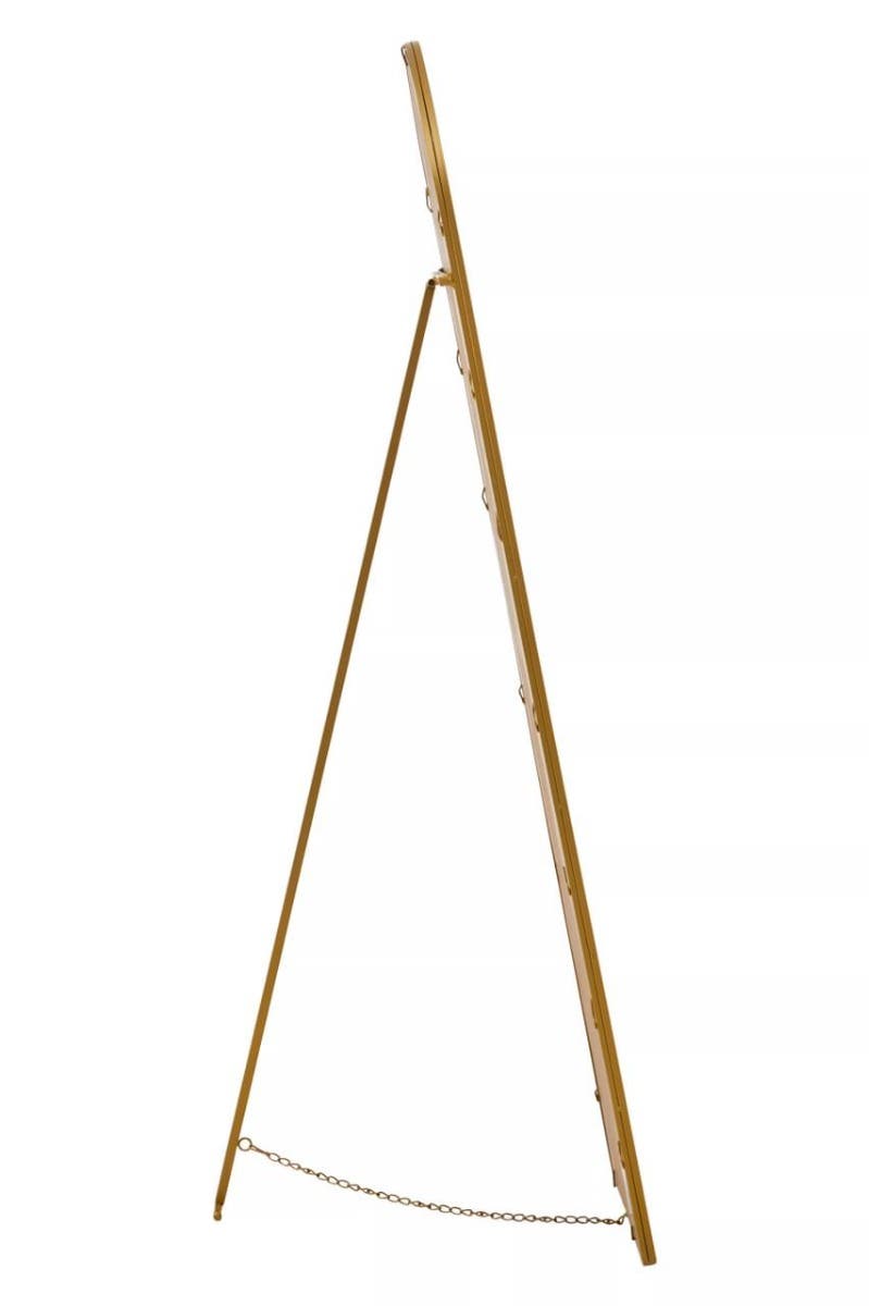 Avento Gold Finish Floor Mirror