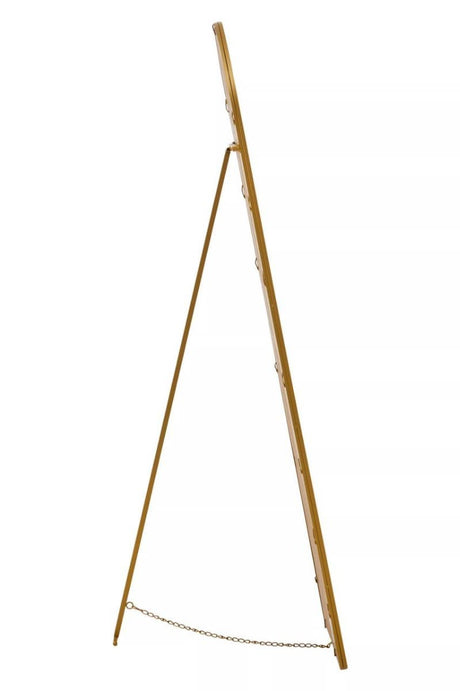 Avento Gold Finish Floor Mirror