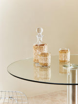 Metropolitan Round Silver Finish Dining Table