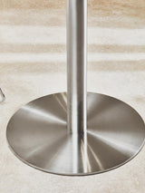Metropolitan Round Silver Finish Dining Table