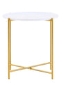 Trosa White Top Side Table