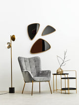 Trosa Two Tier Black and Gold Side Table