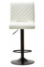 Baina High Back White Leather Effect Bar Chair