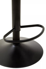 Baina High Back White Leather Effect Bar Chair