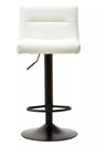 Baina White Leather Effect Bar Stool