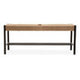Bandar Natural Rope and Black Wood Large Bench