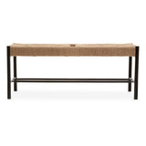 Bandar Natural Rope and Black Wood Large Bench
