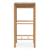 Bandar Natural Wood Bar Stool