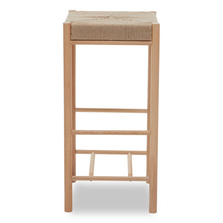 Bandar Natural Wood Bar Stool