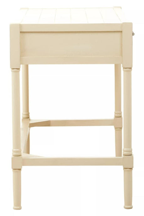 Heritage Two Drawer Antique Pearl Desk