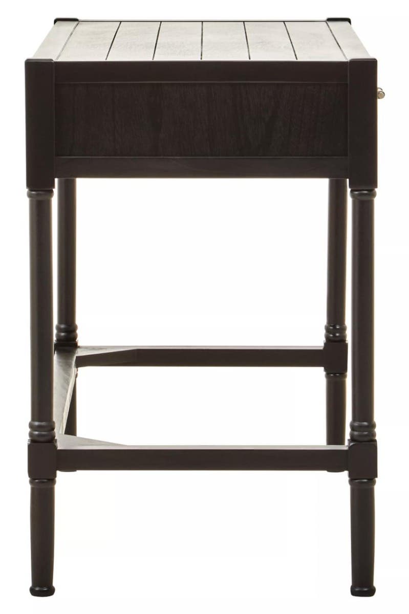 Heritage Two Drawer Black Finish Desk