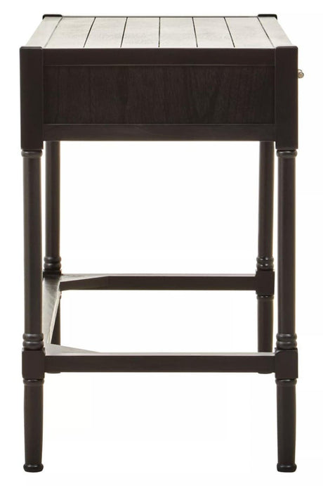 Heritage Two Drawer Black Finish Desk