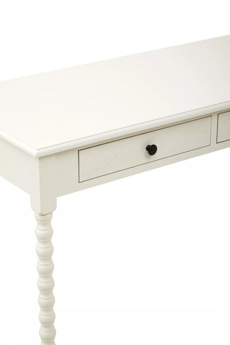 Heritage Two Drawer Ivory Desk