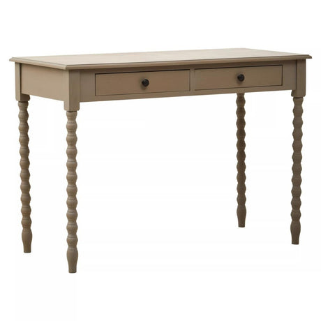 Heritage Two Drawer Grey Desk