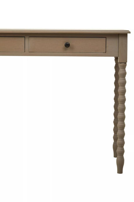 Heritage Two Drawer Grey Desk
