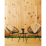 Miami Dual Tone Rattan 3 Piece Patio Set