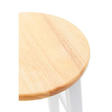 Chester Wood White and natural kitchen/bar Stool