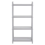 Chester Wood Four Tier Grey Shelf Unit