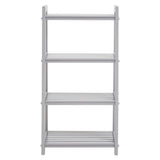 Chester Wood Four Tier Grey Shelf Unit