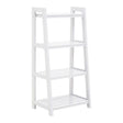 Chester Wood Four Tier White Shelf Unit